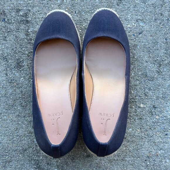 J.Crew Navy Wedges Effortless, Comfortable and Classic Wardrobe Essential - Size - Picture 2 of 7